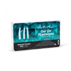 #2500013 Artistic Nail Design Gel On Xtensions MEDIUM ROUND Box 550 pcs.